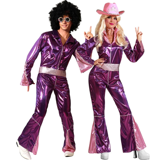 Fatos de casal Disco Fúcsia