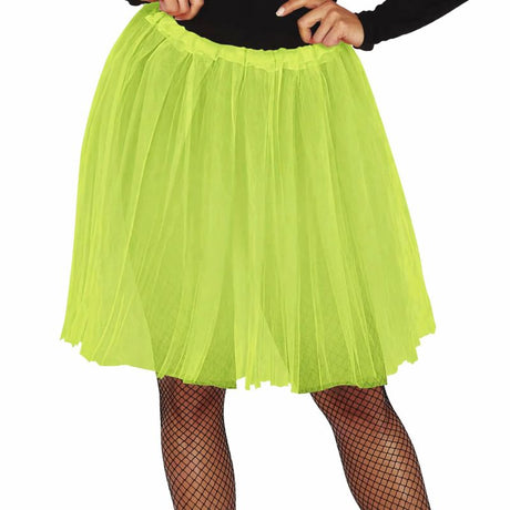 Tutú Verde Claro largo Adulto