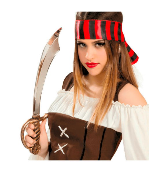 Espada pirata para festas de fantasia