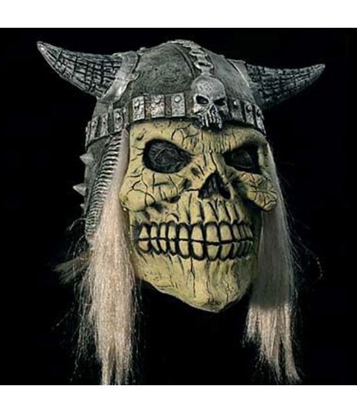Máscara caveira viking para completar o seu fato Halloween e Carnaval