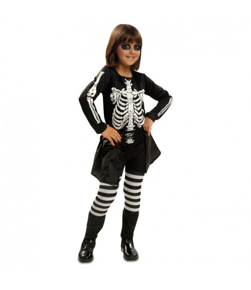 Disfarce Halloween Esqueleto da noite meninas para uma festa Halloween