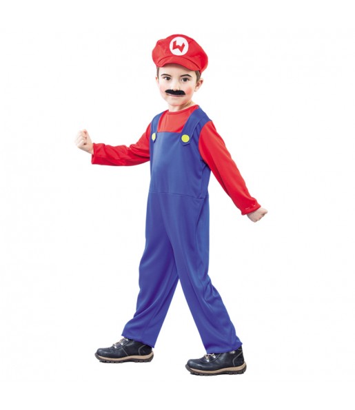 Disfarce Encanador Mario Bros menino para deixar voar a sua imaginação