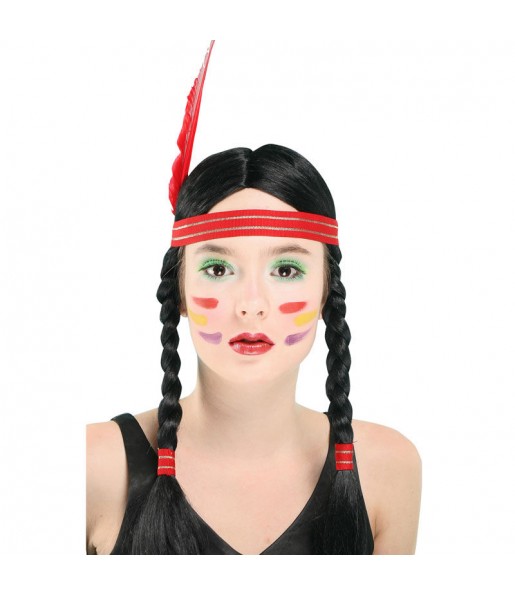 A Peruca Pocahontas mais engraçada para festas de fantasia