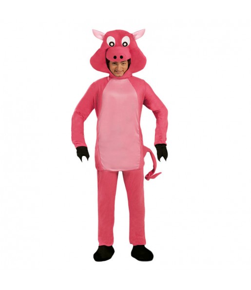 Disfarce Porco cor-de-rosa adulto divertidíssimo para qualquer ocasião