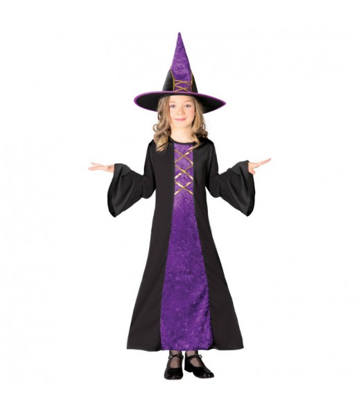 Disfarce Halloween Bruxa mau meninas para uma festa Halloween