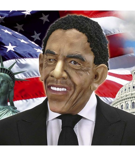 Máscara Barack Obama para completar o seu fato Halloween e Carnaval