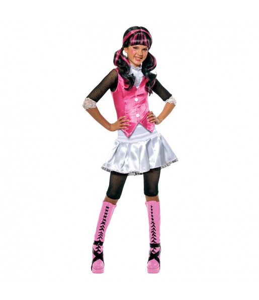 Disfarce Halloween Draculaura Monster High meninas para uma festa Halloween