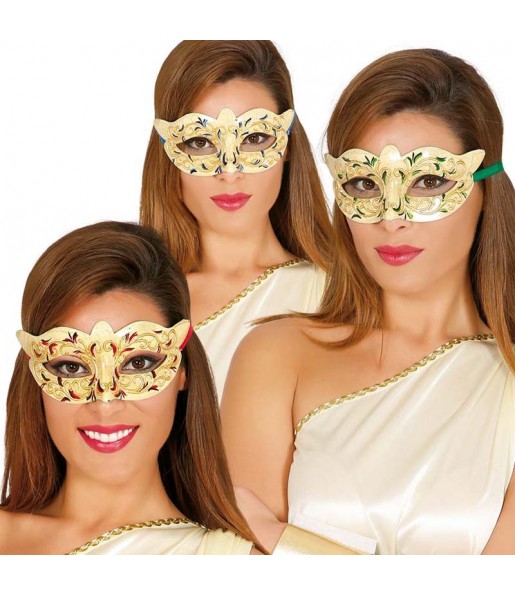 Máscara carnaval veneziano para completar o seu fato Halloween e Carnaval