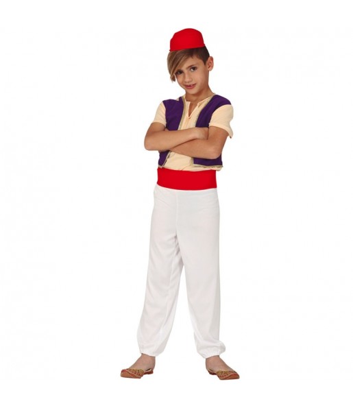 Fato de Aladdin de rua para menino