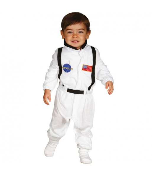 Disfarce Astronauta Americano bebé para deixar voar a sua imaginação
