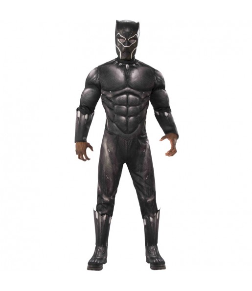 Disfarce Black Panther Os Vingadores adulto divertidíssimo para qualquer ocasião