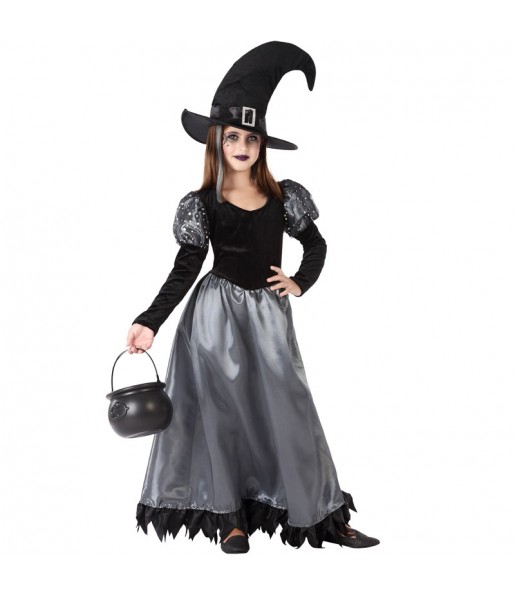 Disfarce Halloween Bruxa encantada meninas para uma festa Halloween