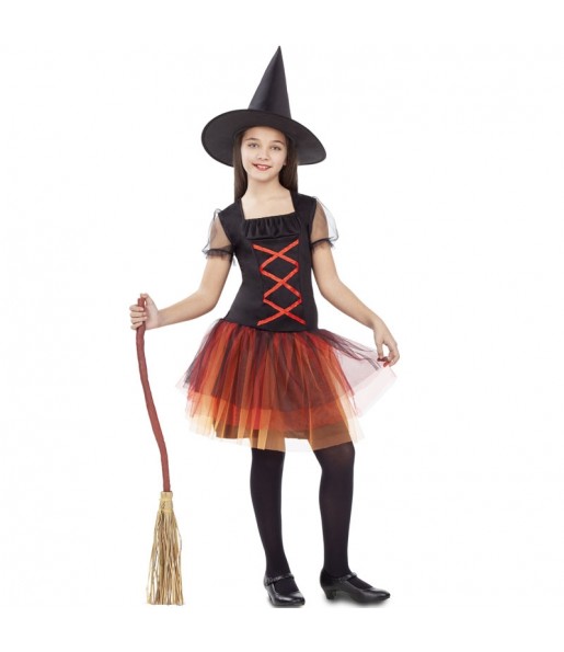 Disfarce Halloween Bruxa fantasia tutu meninas para uma festa Halloween
