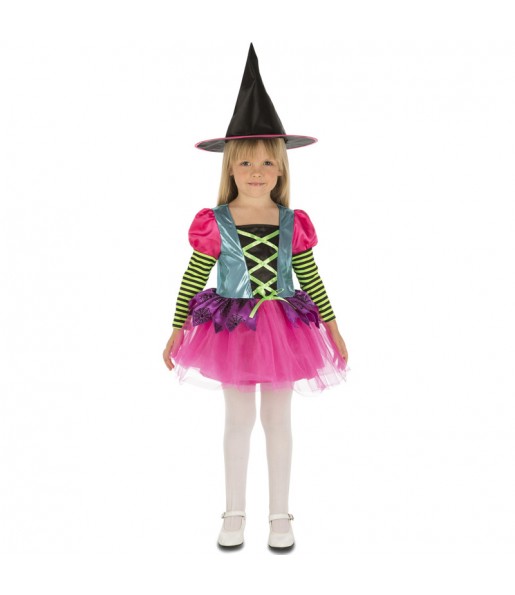 Disfarce Halloween Bruxa do bosque meninas para uma festa Halloween