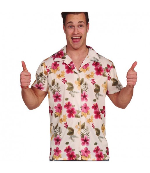 Disfarce de Camisa floral havaiana para homem