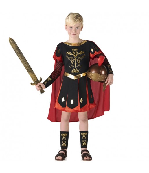 Disfarce de Centurião romano com capa para menino