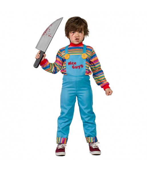 Disfarce Halloween Chucky O Boneco Diabólico para meninos para uma festa do terror