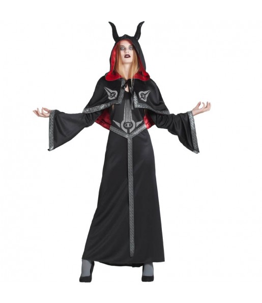 Fato de Diaba da Escuridão mulher para a noite de Halloween