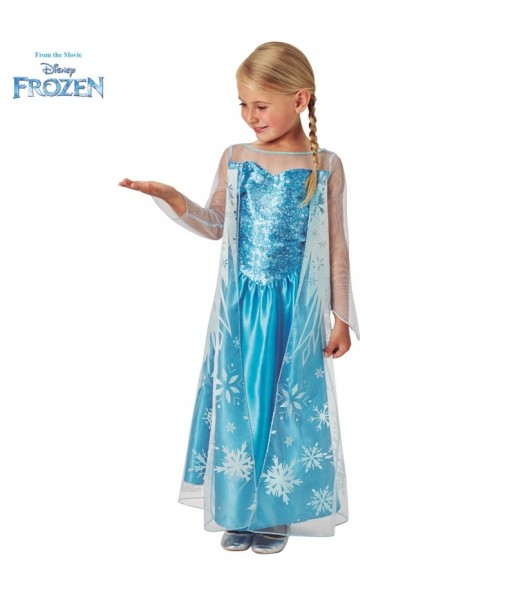 Disfarce Elsa Frozen Classic menina para que eles sejam com quem sempre sonharam