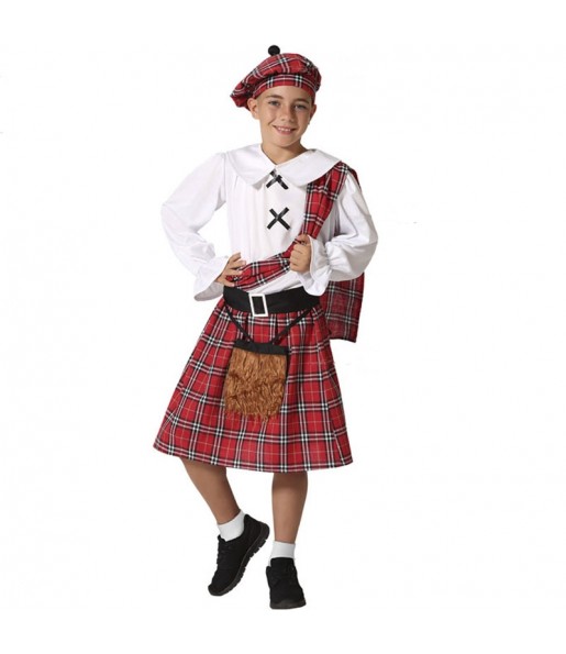 Disfarce de Escocês tradicional para menino