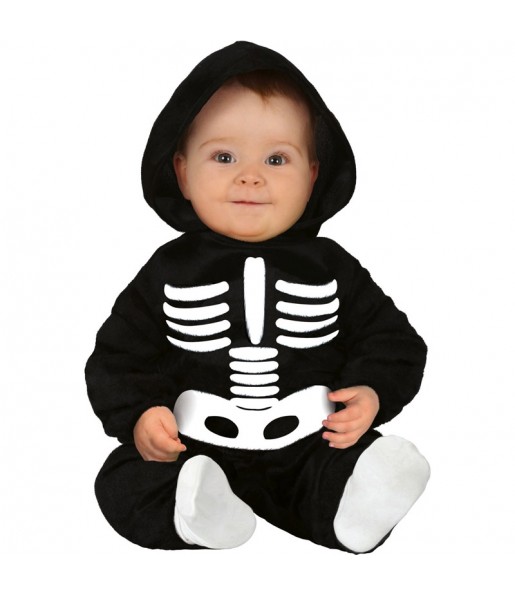 Disfarce Halloween Esqueleto Halloween com que o teu bebé ficará divertido.