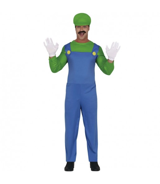 Disfarce de Canalizador Luigi para homem