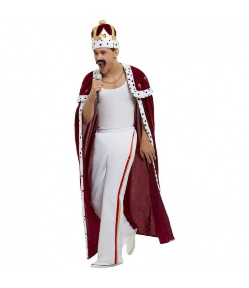 Fato de Freddie Mercury com Manto Real para homem