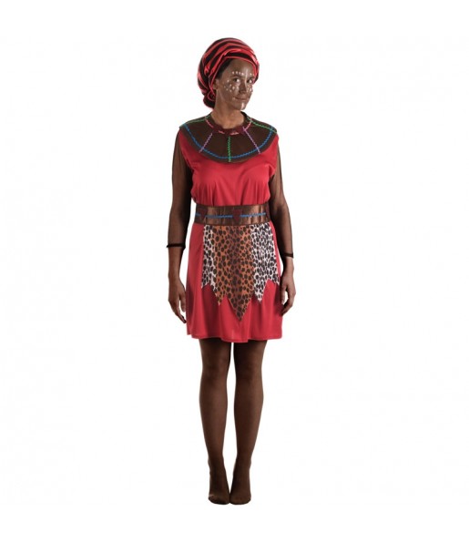 Disfarce original Guerreira Tribo Masai mulher ao melhor preço