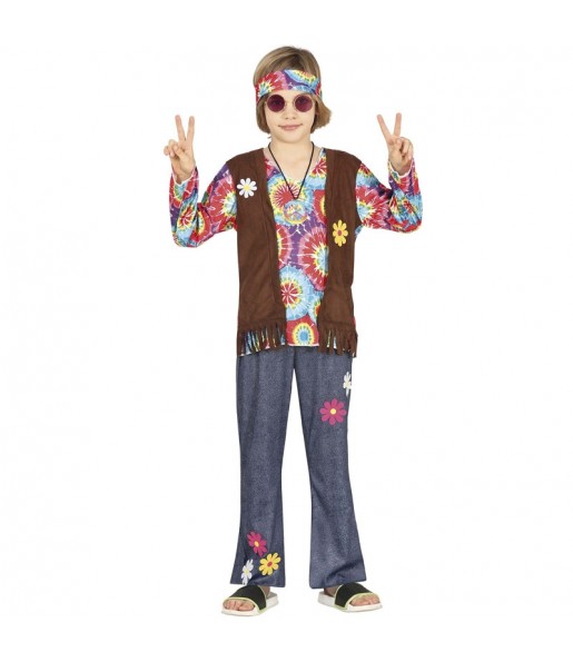 Disfarce de Hippie Woodstock para menino