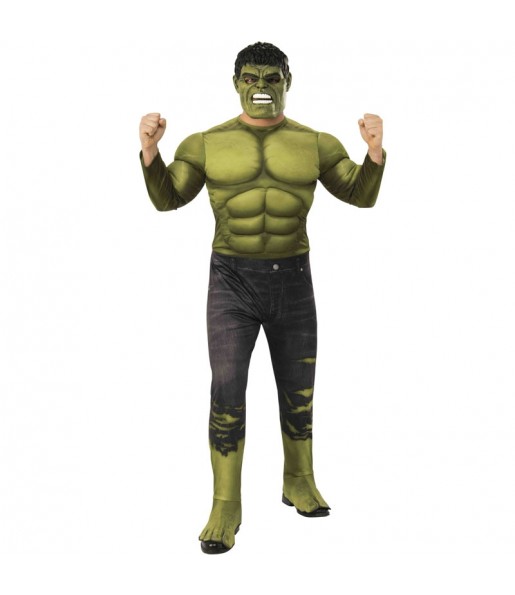 Fato de Hulk Endgame para homem