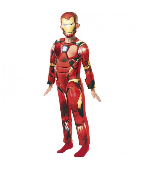 Fato de Iron Man Deluxe para menino