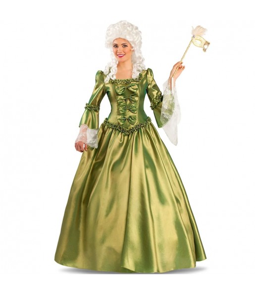 Fato de Lady Versailles verde para mulher