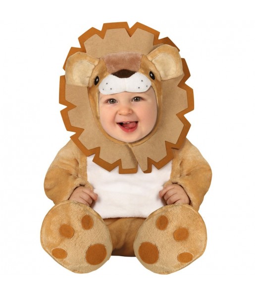 Fato de Leão selvagem para bebé