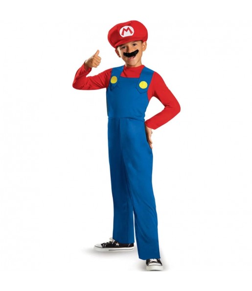 Fato de Mario Bros Nintendo para menino