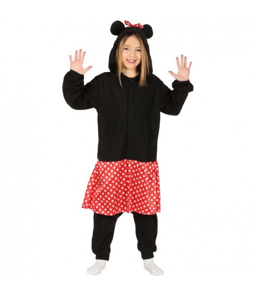 Disfarce japonês Minnie Mouse criança para deixar voar a sua imaginação