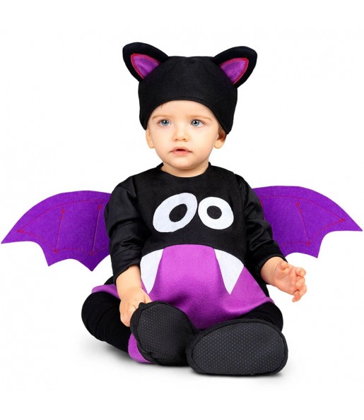 Fato de morcego engraçado para bebé