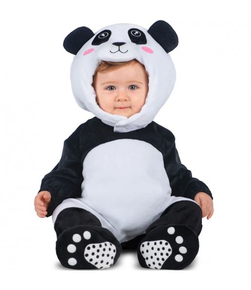 Disfarce de Urso panda para bebé