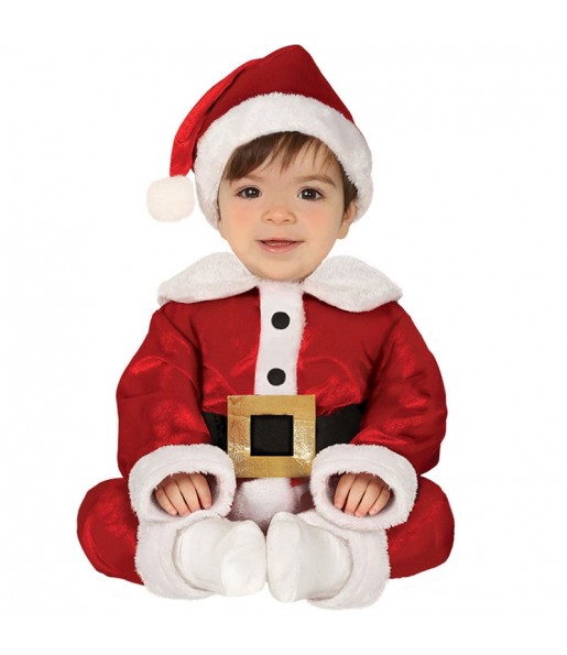 Disfarce Pai Natal adorável bebé para deixar voar a sua imaginação