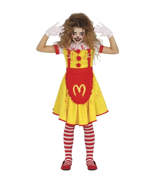 Disfarce de Palhaça assassina McDonald para menina