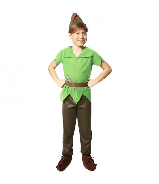 Disfarce de Peter Pan verde para menino
