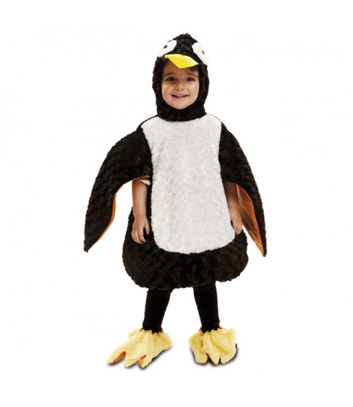Disfarce Pinguim pelúcia menino para deixar voar a sua imaginação