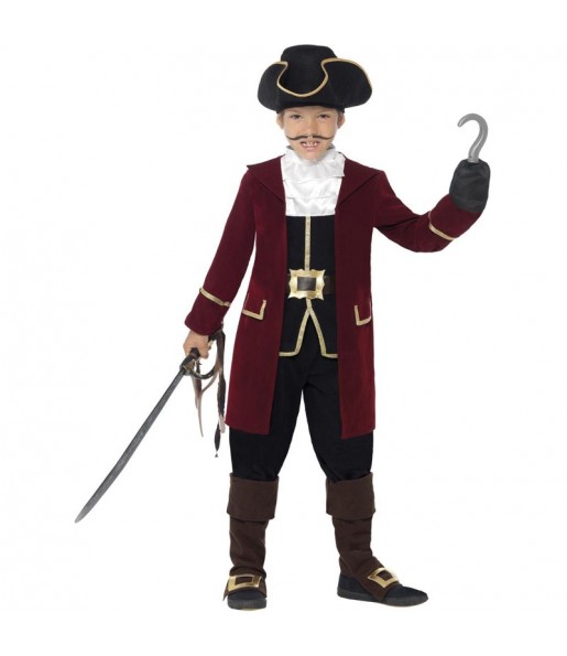 Fato de Pirata Captain Hook para menino