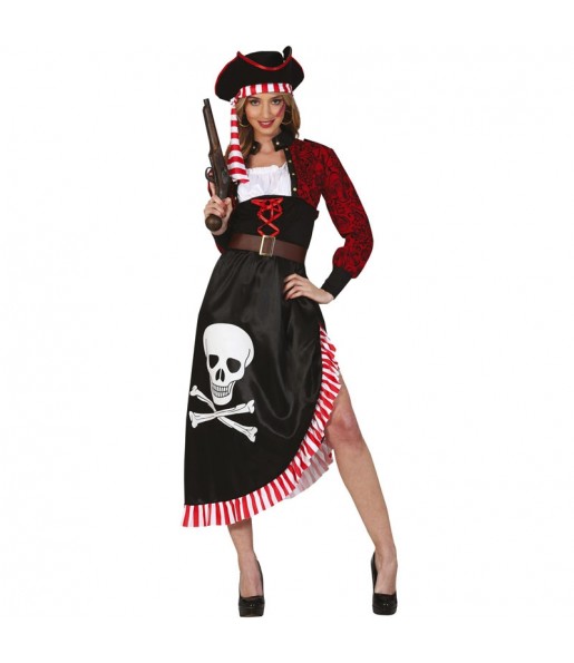 Fato de Pirata com chapéu para mulher