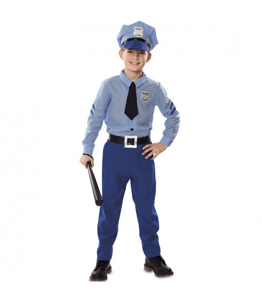 Disfarce Policial menino para deixar voar a sua imaginação