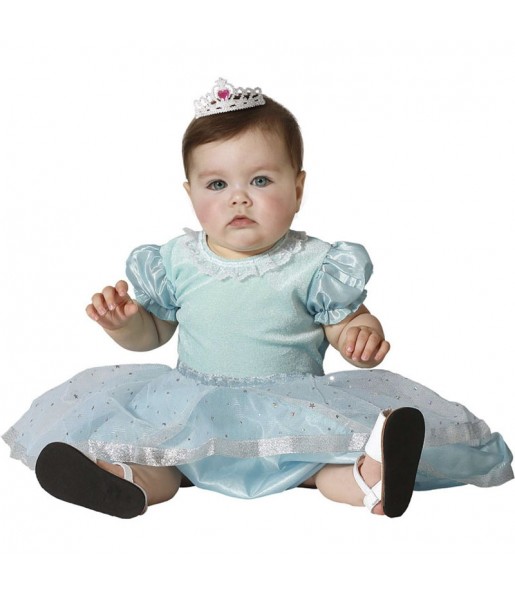 Disfarce de Princesa azul para bebé
