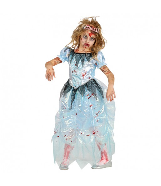 Disfarce Halloween Princesa zombie meninas para uma festa Halloween