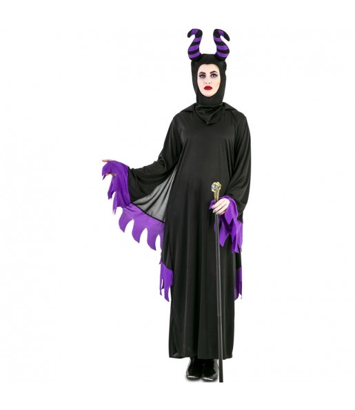 Fato de Rainha Maleficent para mulher