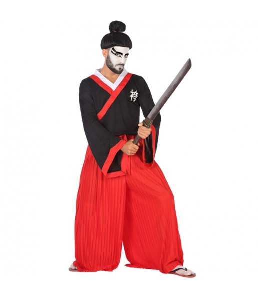 Disfarce Samurai adulto divertidíssimo para qualquer ocasião
