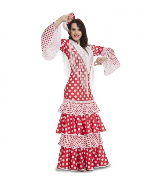 Disfarce original Flamenca Espanhola mulher ao melhor preço