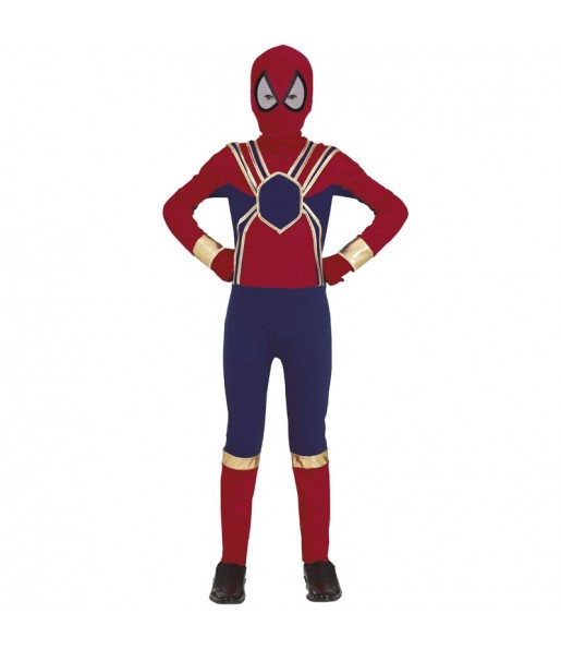 Disfarce de Spiderman Iron para menino